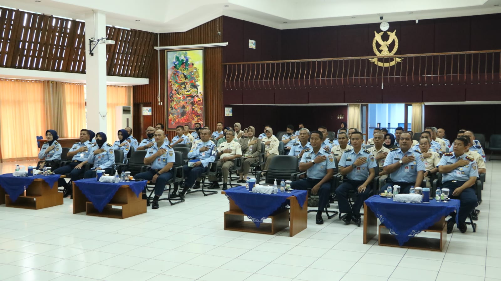 Anggota Seskoau Ikuti Webinar Nasional Kesehatan Ginjal, Kamis (2/3/2023).