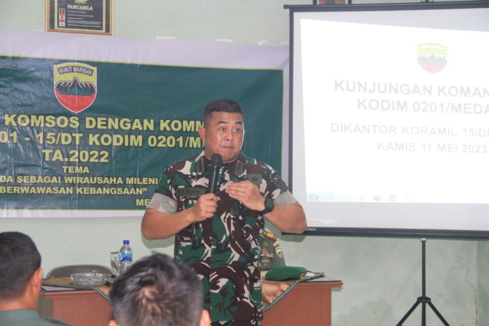 Dandim 0201/Medan Kolonel Inf. Ferry Muzawwad