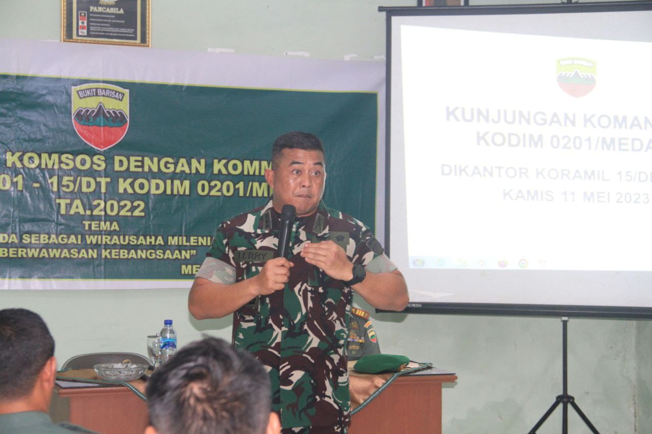 Dandim 0201/Medan Kolonel Inf. Ferry Muzawwad