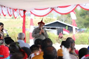 Dandim 1702/JWY Sambut Kunjungan Wamendagri Beserta Komisi II DPR RI