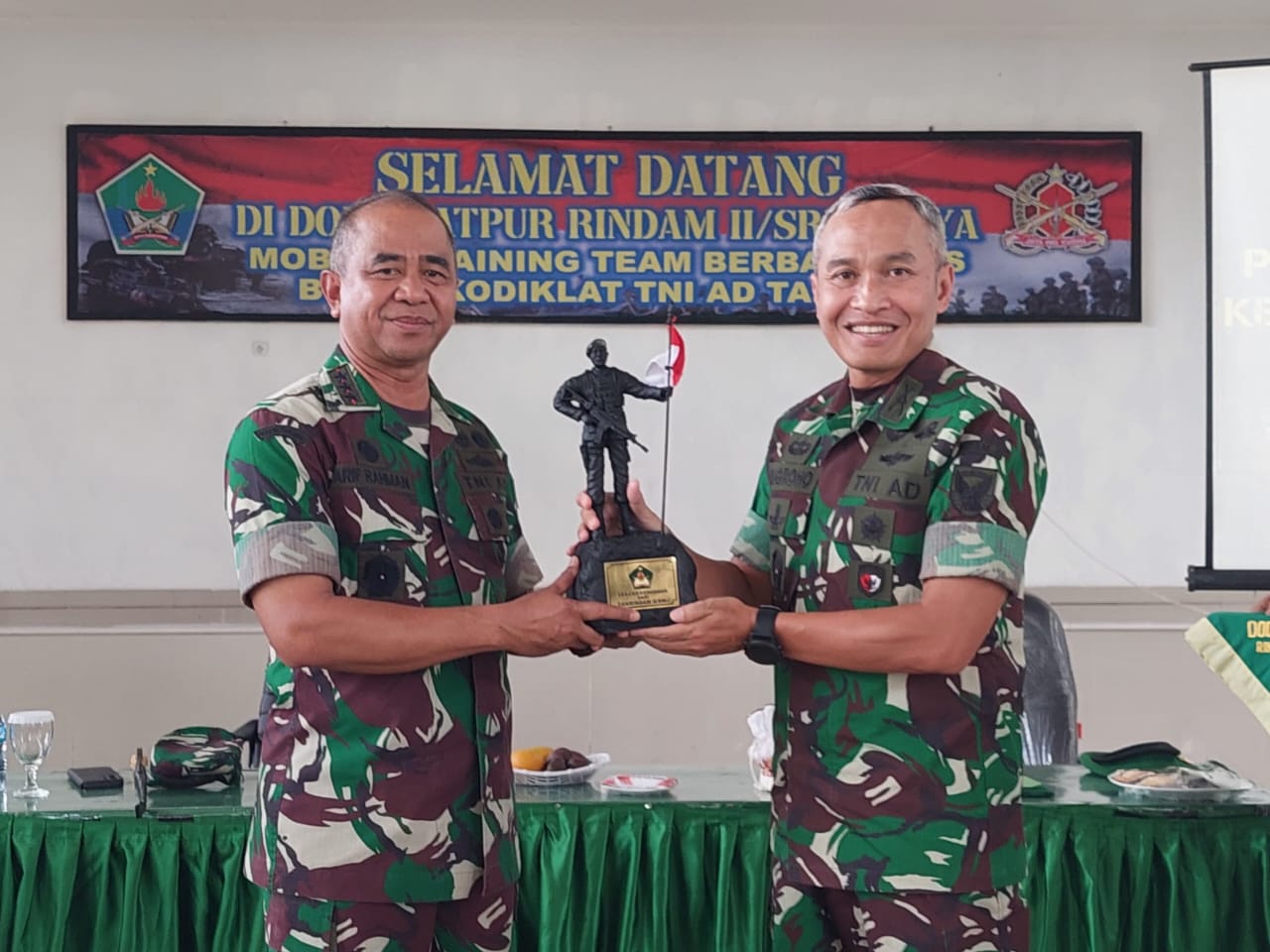 Dankodiklatad Buka Kegiatan Mobile Training Team di Cimahi, Kamis (2/3/2023)