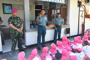 Danlanal Banyuwangi Kenalkan Dunia Kemaritiman ke Siswa TK Khodijah 87 Kalibaru