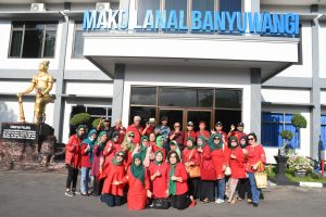 Danlanal Banyuwangi Terima Kunjungan Keluarga Besar PPAL Rayon Surabaya