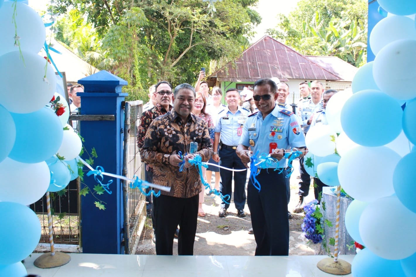 Danlanud Sam Ratulangi Terima Bantuan Gedung Poliklinik dari BNI