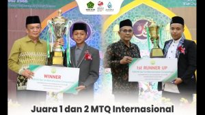 Dua Hafidz Indonesia Raih Juara MTQ Internasional, 2-3 Maret di Thailand. Foto: Kemenag.go.id