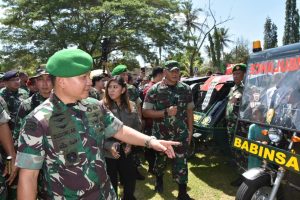 Kasad Serahkan Motor Ambulance untuk Babinsa di Serdang Bedagai, Kamis (8/6/2023).