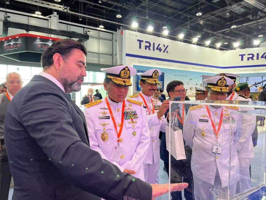 Kasal Laksamana TNI Muhammad Ali Bertemu Commander of UAE Navy, Rabu (22/2/2023)
