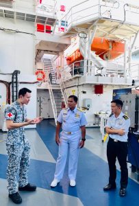 Kasal Muhammad Ali Kunjungi Sejumlah Fasilitas Angkatan Laut Singapura, Senin (20/2/2023)