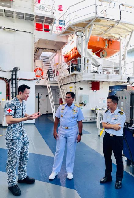 Kasal Muhammad Ali Kunjungi Sejumlah Fasilitas Angkatan Laut Singapura, Senin (20/2/2023)