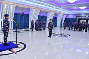Kasal Terima Pelaporan Kenaikan Pangkat 16 Perwira Tinggi TNI AL