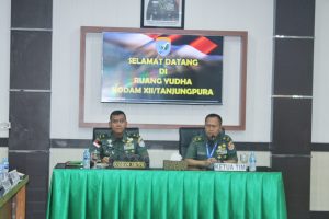 Kasdam XII/Tpr Pimpin Taklimat Awal Pengawasan Post Audit Itjenad