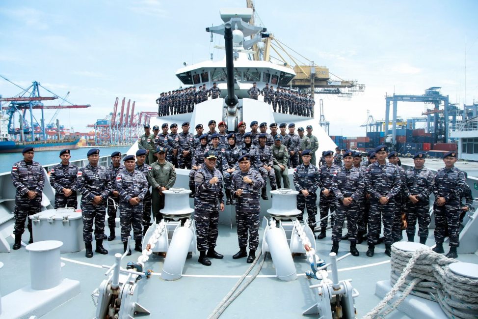 Kedatangan KRI REM-331 Disambut Kasal Muhammad Ali di Dermaga Kolinlamil, Jumat (3/3/2023)