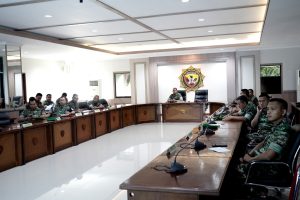 Kodam IX/Udayana menggelar rapat koordinasi awal dalam rangka Pengamanan VVIP Konferensi Tingkat Tinggi (KTT) Asean Summit ke 42, Jumat (31/3/2023). Foto: indomaritim.com/Pendam IX/Udy).