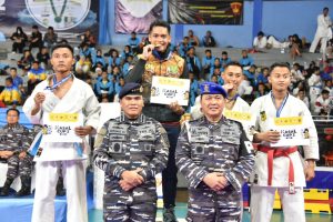 Laksamana Muhammad Ali Buka Kejurnas Karate Kasal Cup 2023 di Jakarta, Kamis (12/1/2023)
