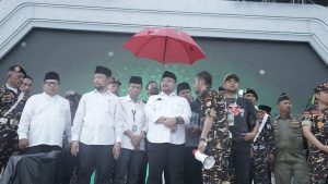 Menag Yaqut Meninjau Kesiapan 1 Abad NU, Senin (6/2/2023)