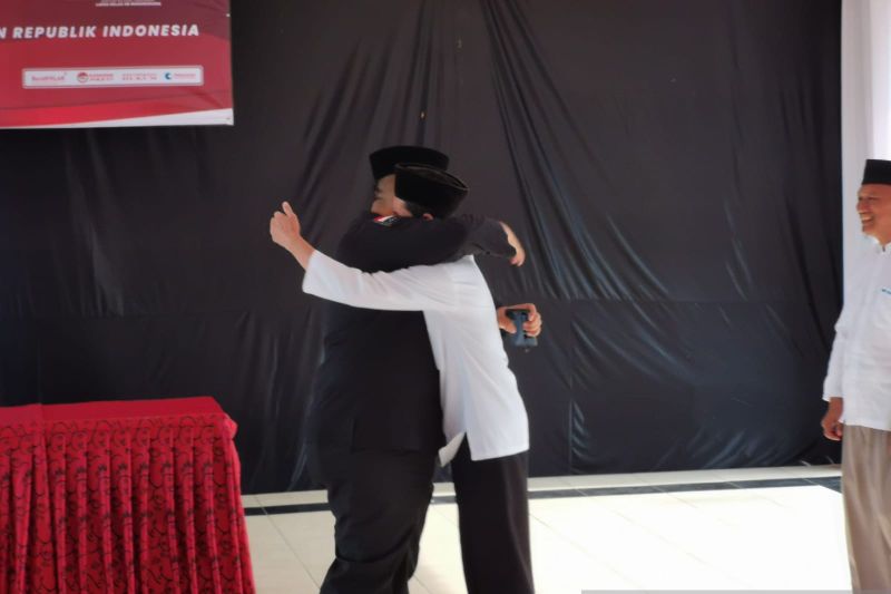 Narapidana terorisme berikrar setia pada NKRI. Foto: Indomaritim.com/Antara