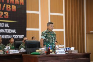 Pangdam Bukit Barisan Sampaikan Pokok Kebijakan kepada Seluruh Dansat, Sabtu (4/3/2023)