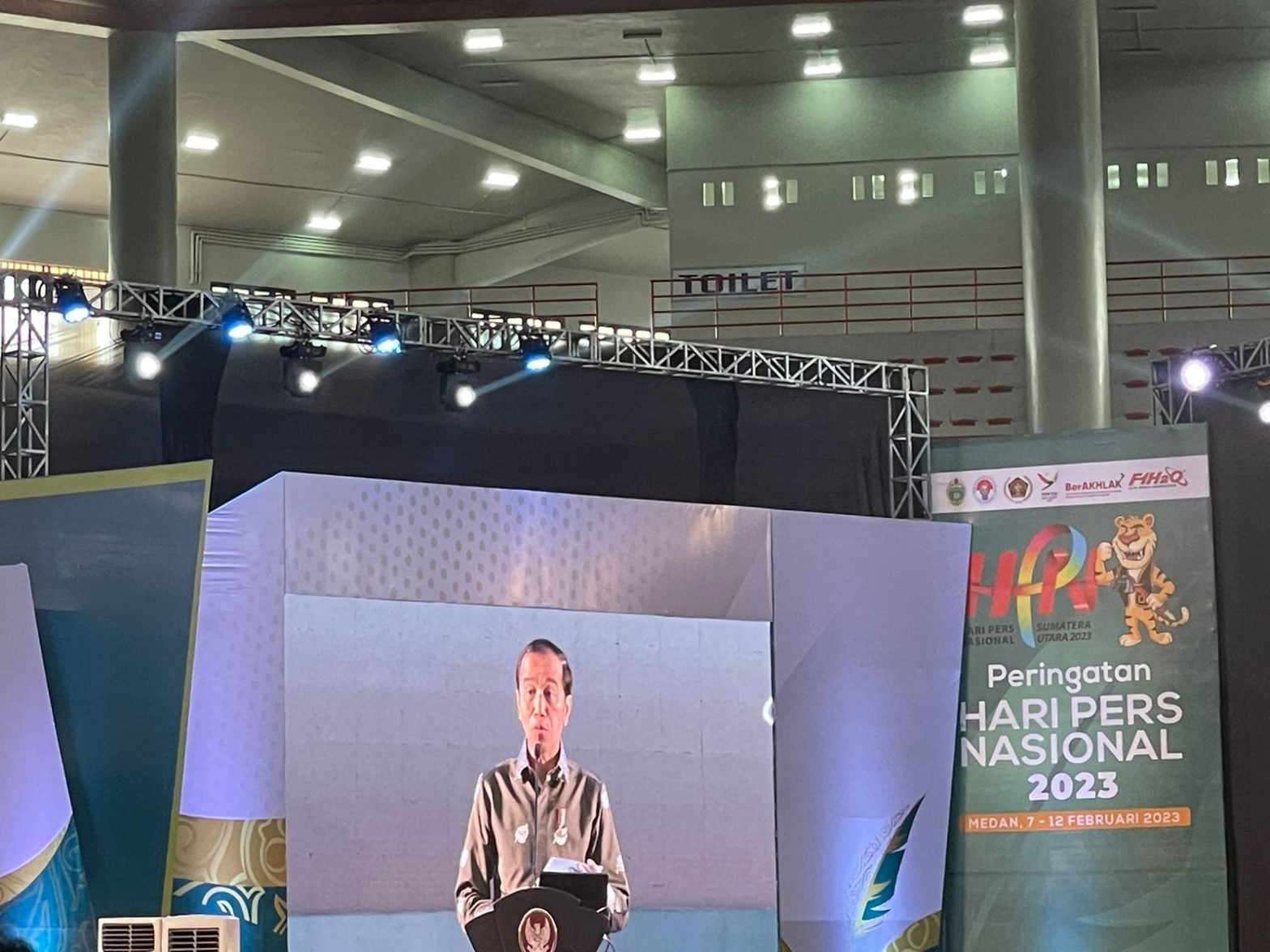 Presiden Jokowi Hadiri Puncak Hari Pers Nasional di Medan, Kamis (9/2/2023)