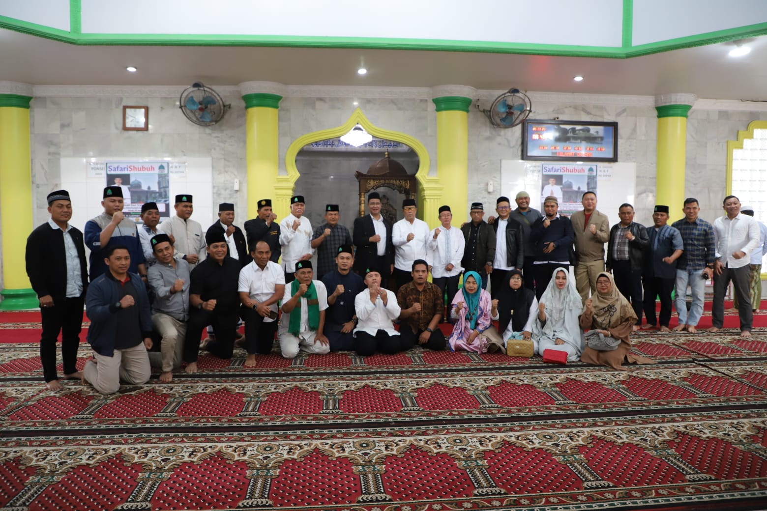 Safari Subuh Pangdam Bukit Barisan di Parapat, Minggu (5/3/2023).