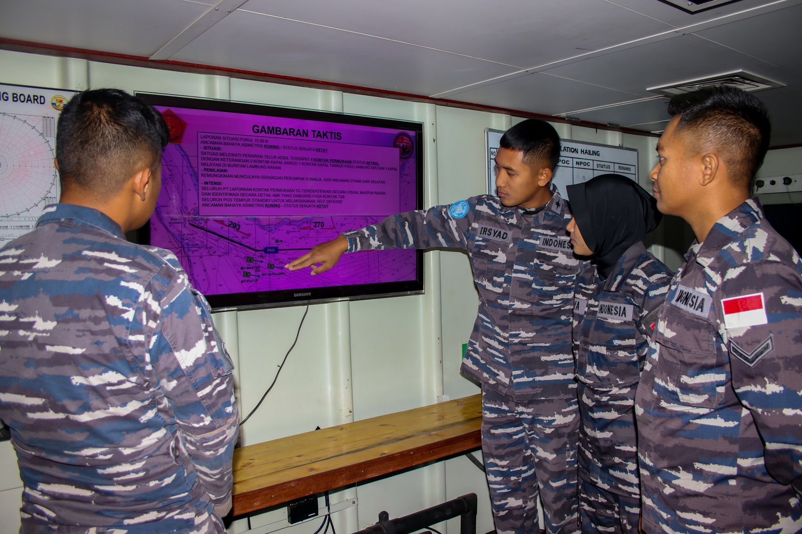 Satgas MTF XXVIII-N:UNIFIL Laksanakan Siaga Jaga Perang saat Lewati Perairan Somalia