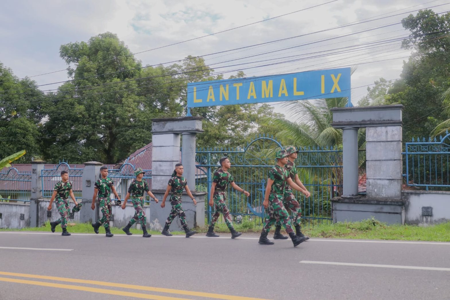 Satuan Kapal Patroli (Satrol) Lantamal IX latihan lintas medan