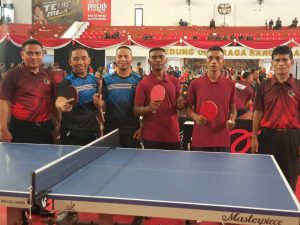 Tim Kodam I/BB Raih Kemenangan Perdana di Kejuaraan Tenis Meja Piala Kasad, Jumat (17/3/2023)