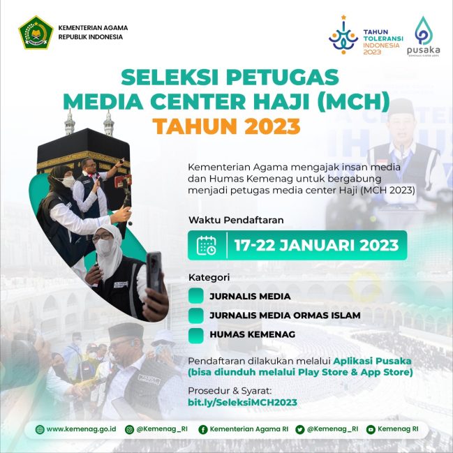 Seleksi petugas media center haji 2023