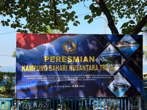 Peresmian Kampung Bahari Nusantara di Pulau Untung Jawa. (Foto: Indomartim.com/Haresti)