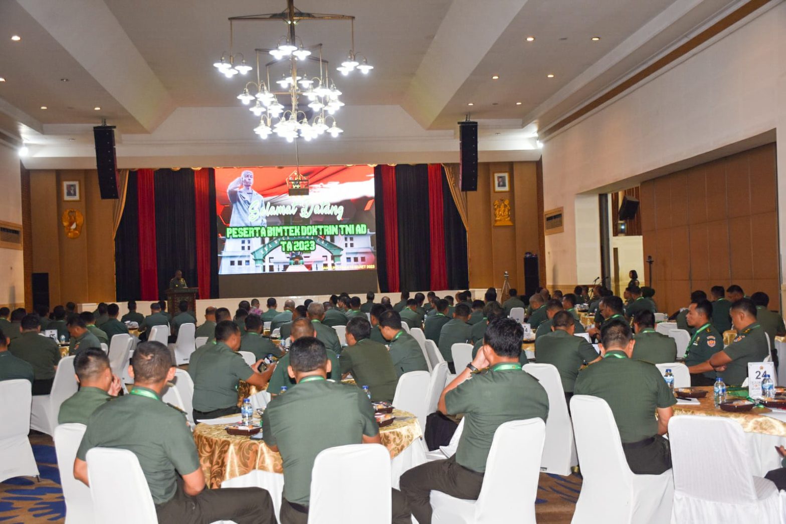 Bimbingan teknis doktrin TNI di Makodiklatad, Rabu (15/3/2023). Foto: Pen Kodiklatad