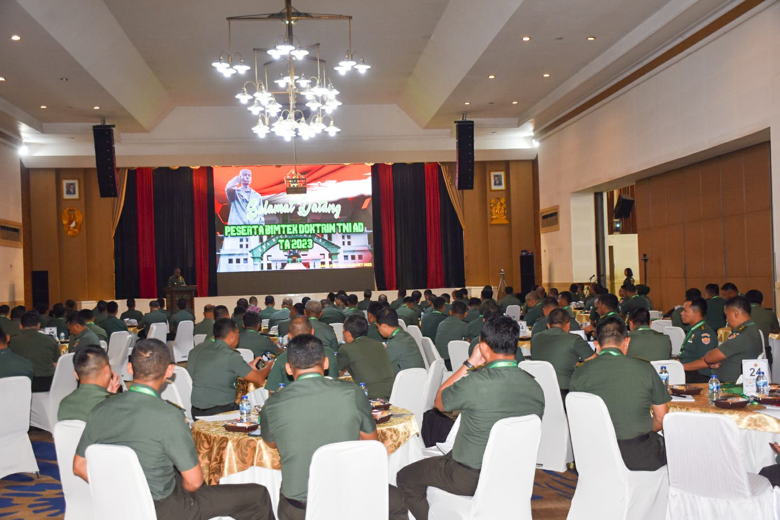 Bimbingan teknis doktrin TNI di Makodiklatad, Rabu (15/3/2023). Foto: Pen Kodiklatad