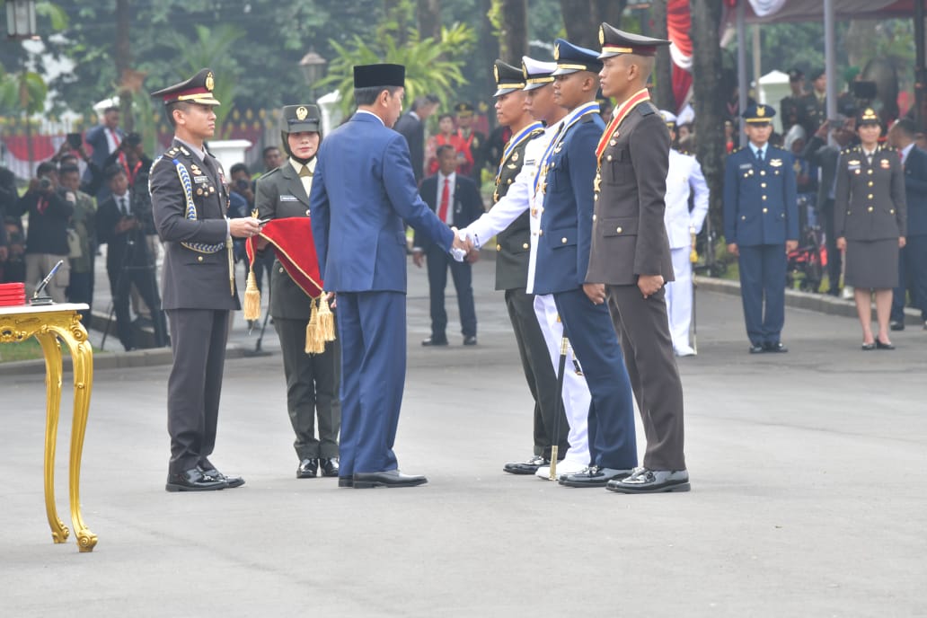 94 Perwira Remaja Lulusan AAL Dilantik Presiden Jokowi di Istana Negara, Rabu (26/7/2023)